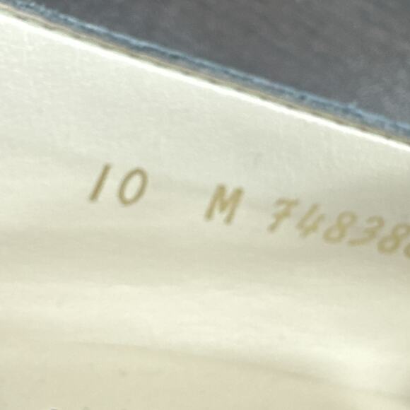 SAS Perforated Portobello Bronze Leather Slip On Heels Shoes Womens Size 10M - Picture 11 of 11